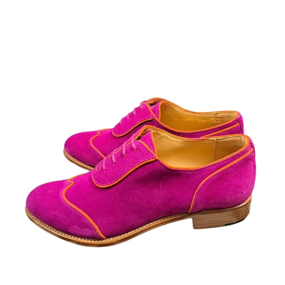 %The Office of Angela Scott Mr. Evans Wingtip Oxford Fuchsia US 9 - 9.5 / D4